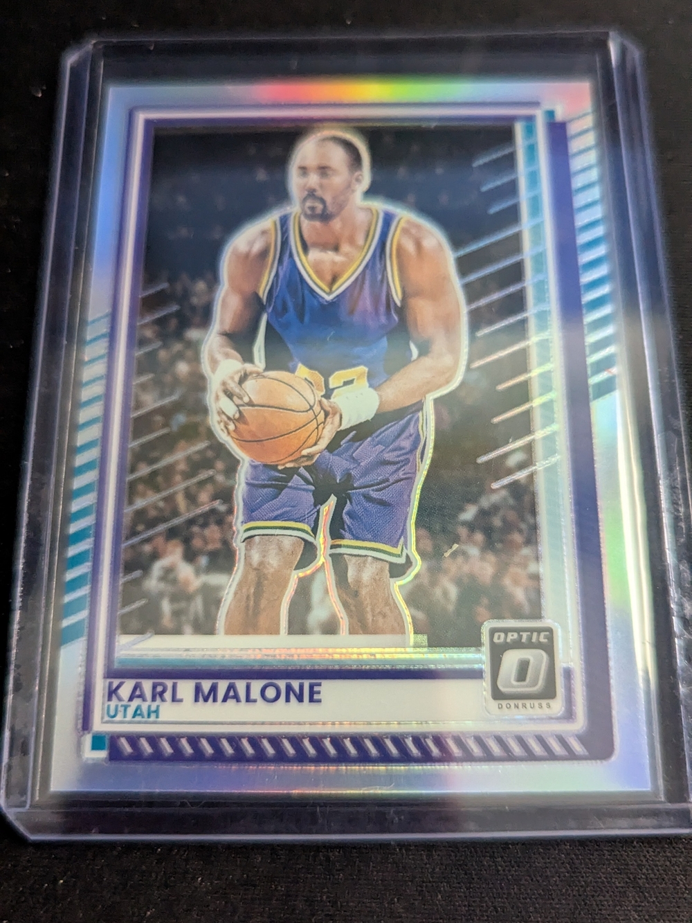 2025-26 Panini Donruss Karl Malone Optic Rainbow